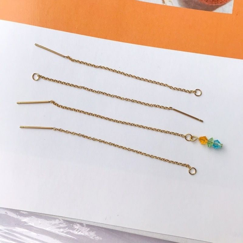 Long Earring 1 pair  - Stainless Steel earrings