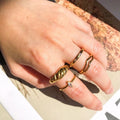 Minimalist Gold Ring 1pc - Stainless Steel