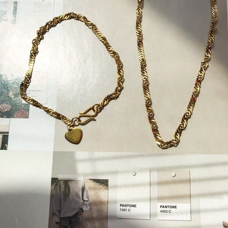 DIY Chain: Stainless steel Singapore chain