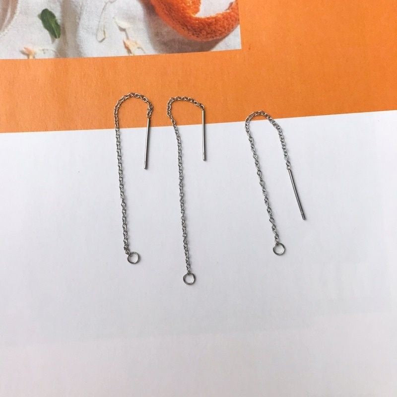 Long Earring 1 pair  - Stainless Steel earrings