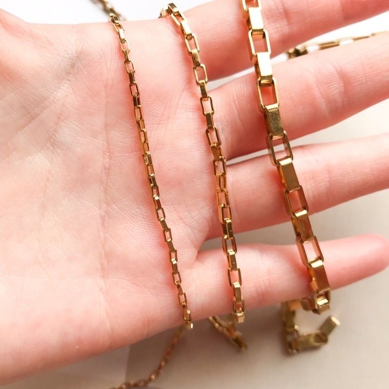 DIY Chain: Stainless steel Rectangular Link Chain