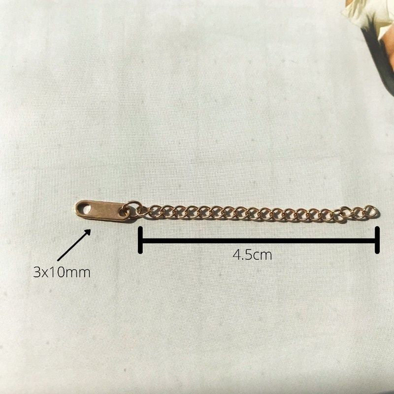 Extension with tag 1pc - Stainless Steel extender
