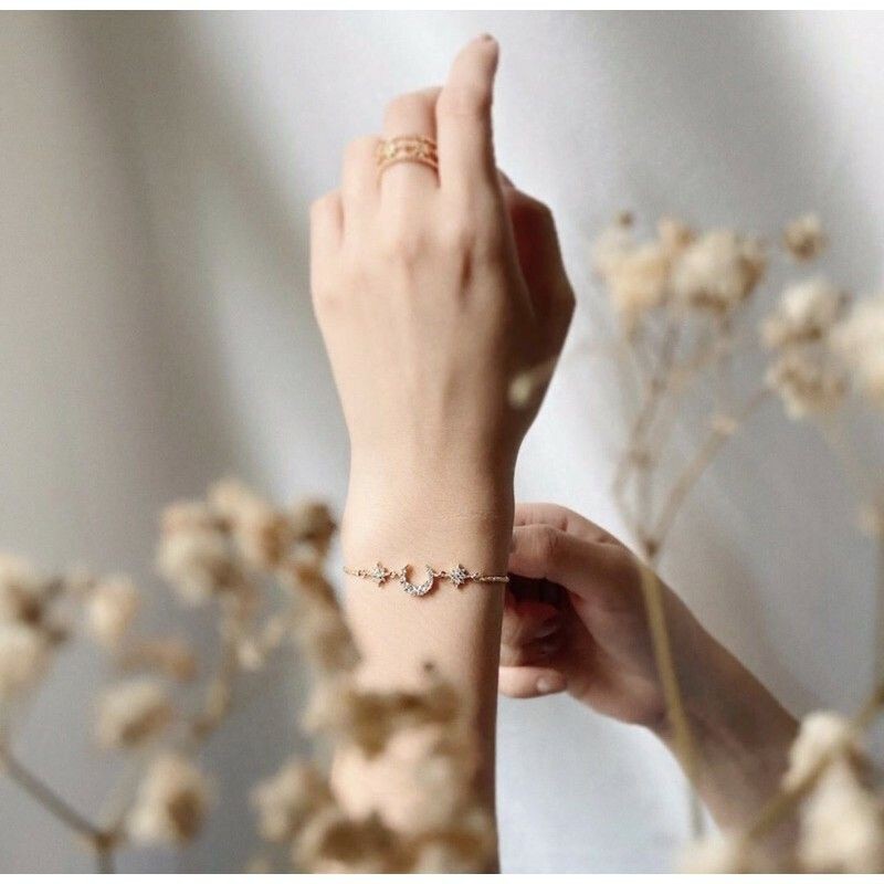 Flexible Boxchain Slider Bracelets -  Stainless Steel/ 18k Gold-Rolled
