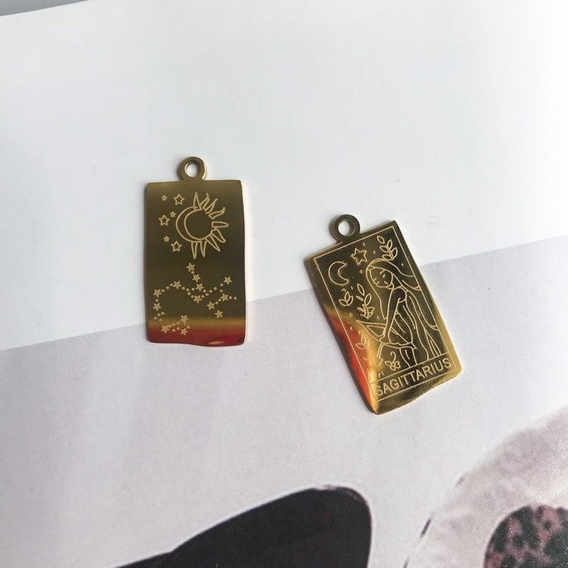 Horoscope personalised pendant 1 pc - Stainless steel