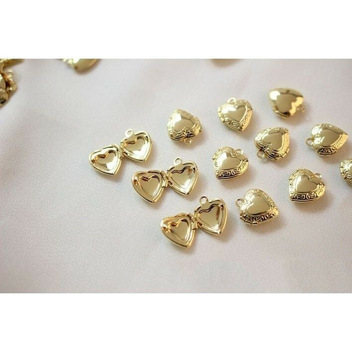 Love Locket Pendant 1Pc - 18K Gold Plated