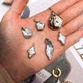 (by piece) Pearls in gold series 2 pearl pendant