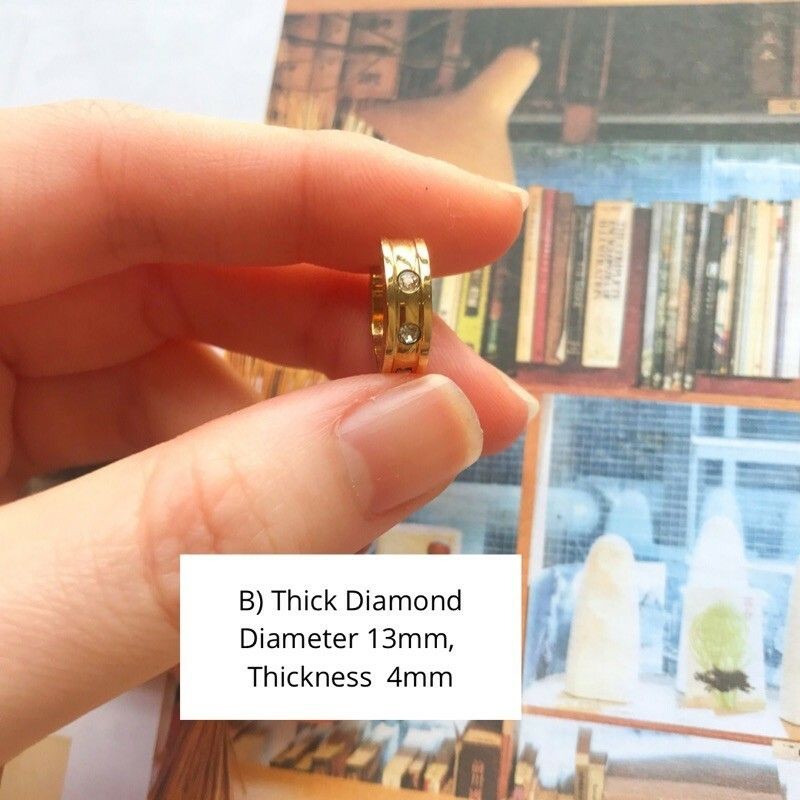 DIY Diamond Huggies [1pc] - Stainless Steel/ 14K Rolled Gold