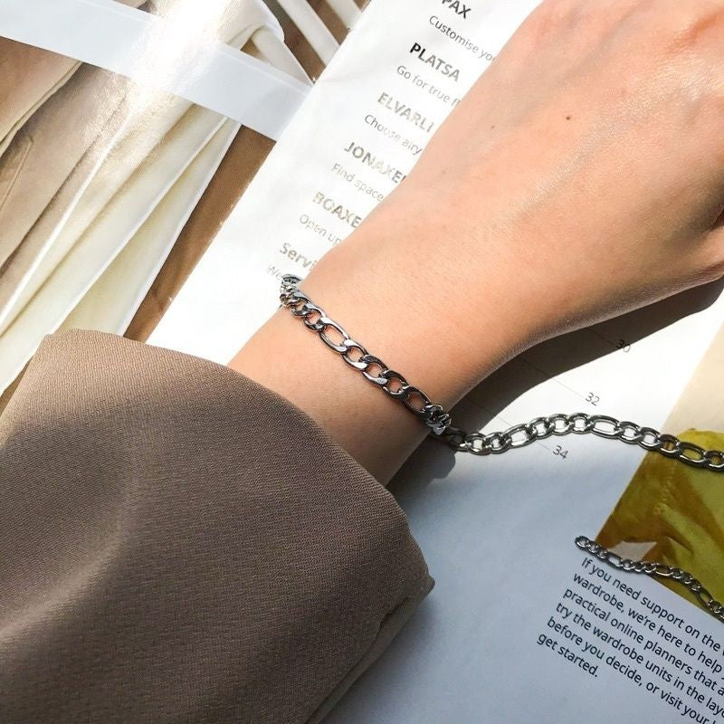 DIY Chain: Stainless steel Thick Figaro chain