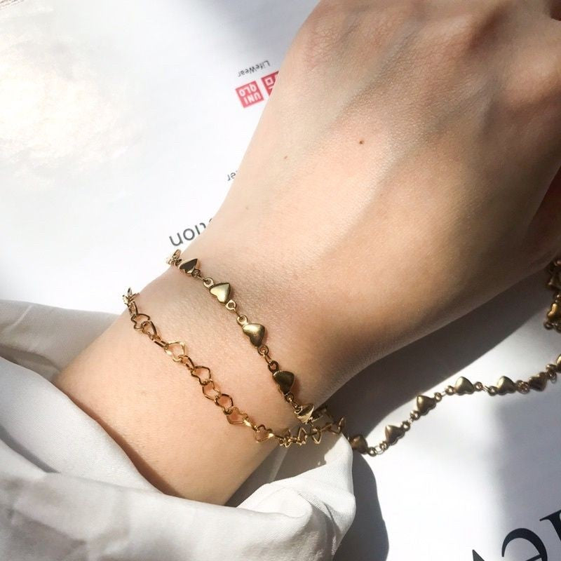 DIY Chain: Stainless steel Heart Shaped Chain