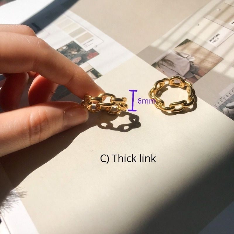 Thick Ring 1pcs - Stainless steel