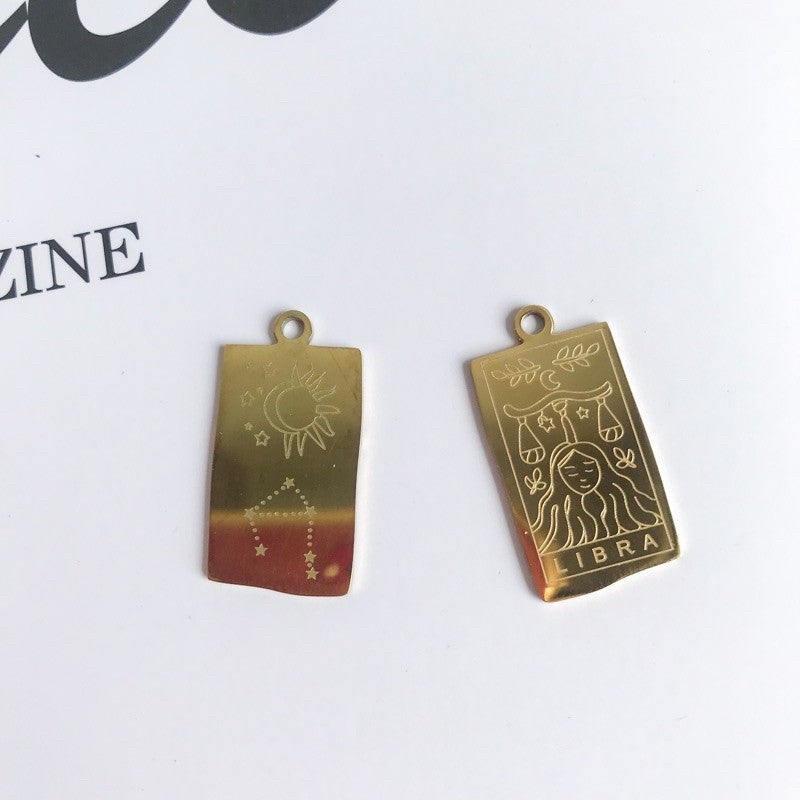 Horoscope personalised pendant 1 pc - Stainless steel