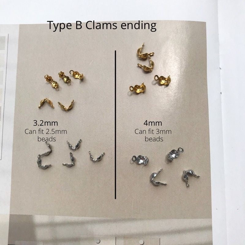 Clamp beads ending - Stainless steel (PVD coating)