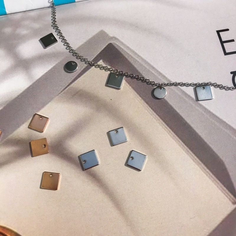 Mini tag 5 pcs - Stainless Steel