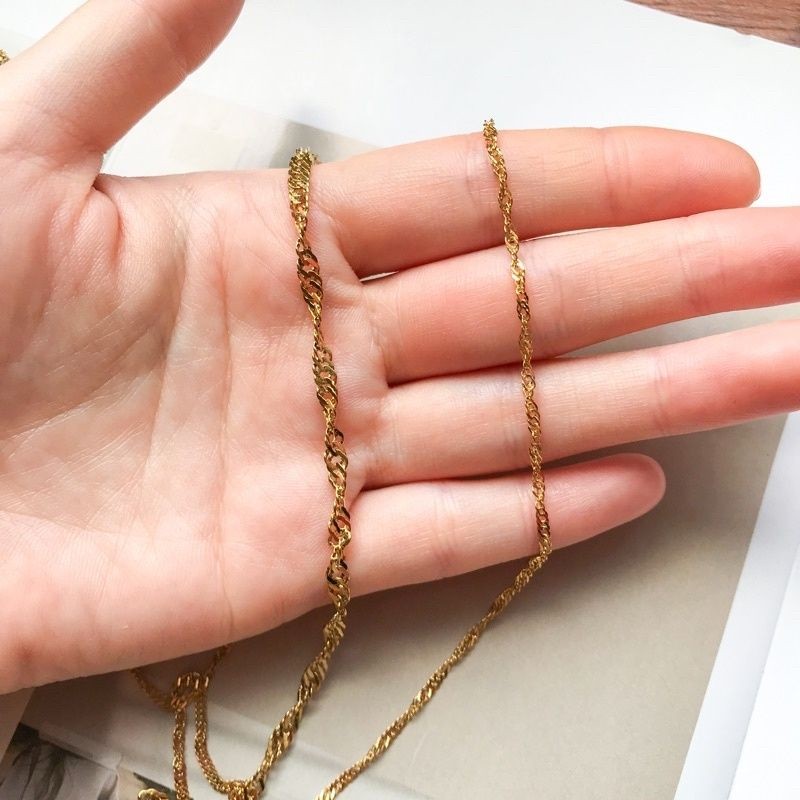 DIY Chain: Stainless steel Singapore chain