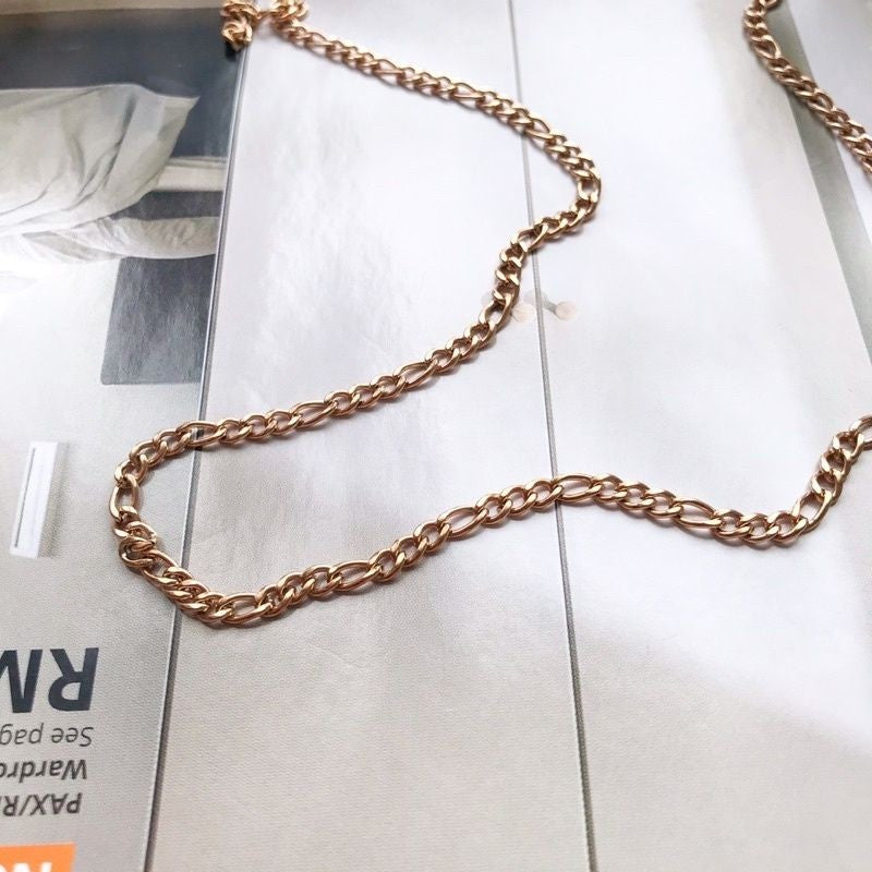 DIY Chain: Stainless steel Thick Figaro chain