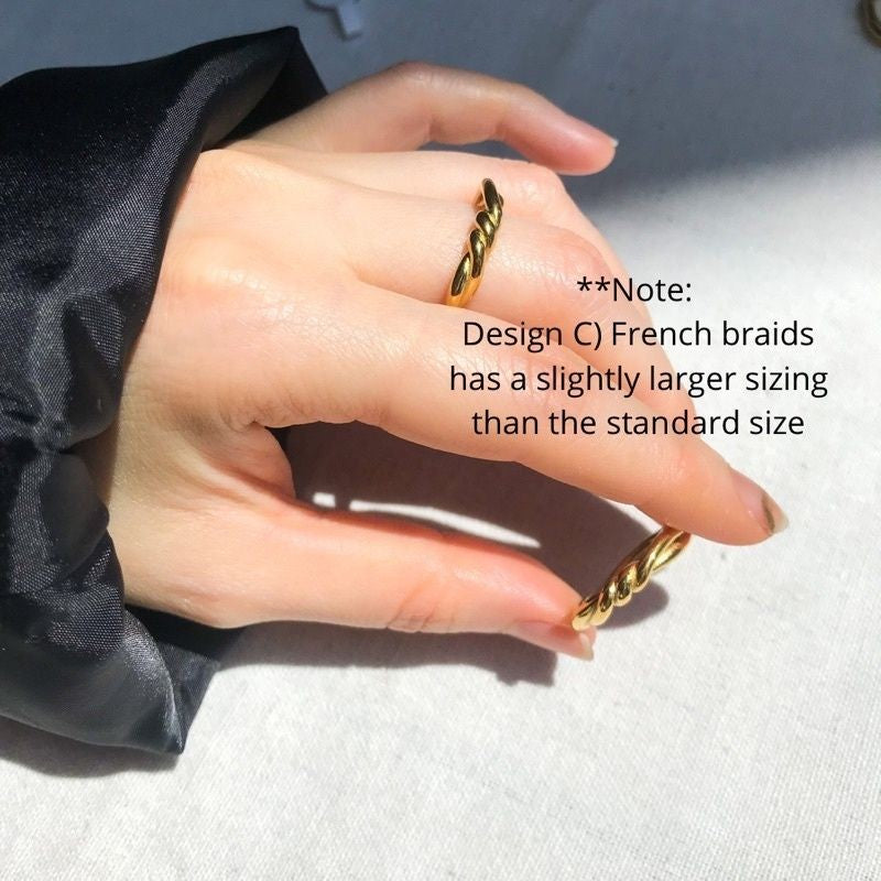 Classic Minimalist Rings 1pcs - Stainless Steel