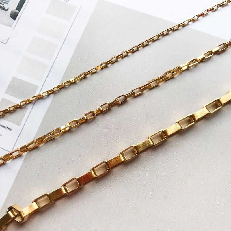 DIY Chain: Stainless steel Rectangular Link Chain