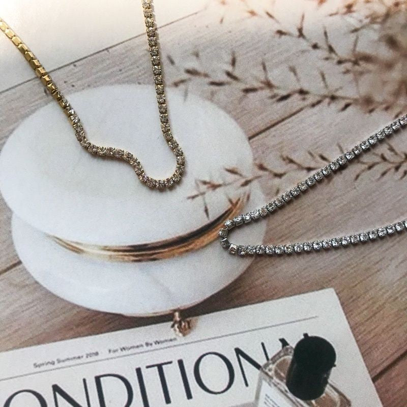 DIY Chain: Stainless steel Diamond Chain Tennis Chain