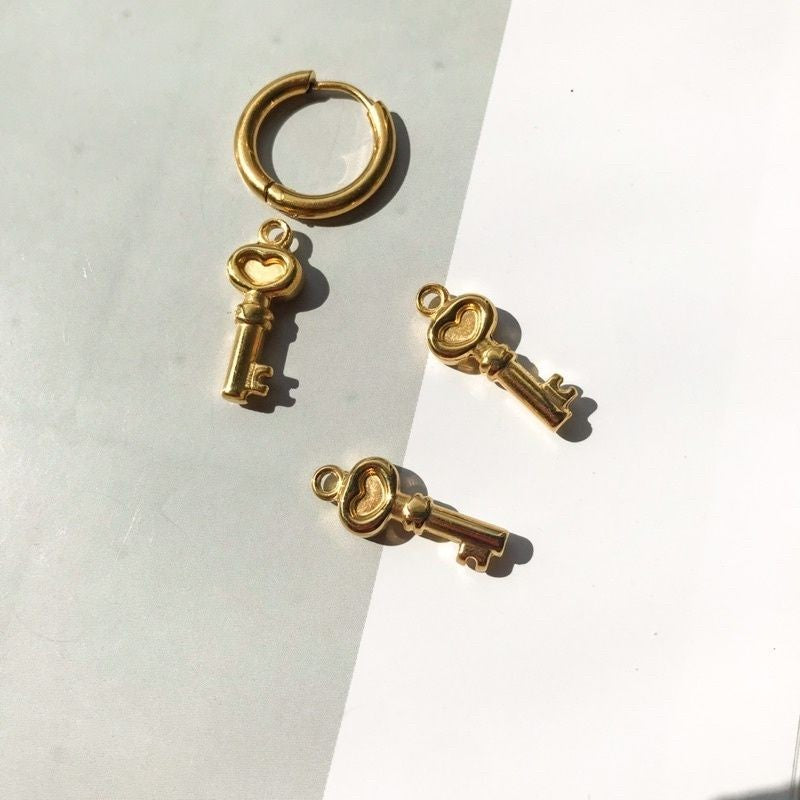 Key Pendant 1Pc - Stainless Steel
