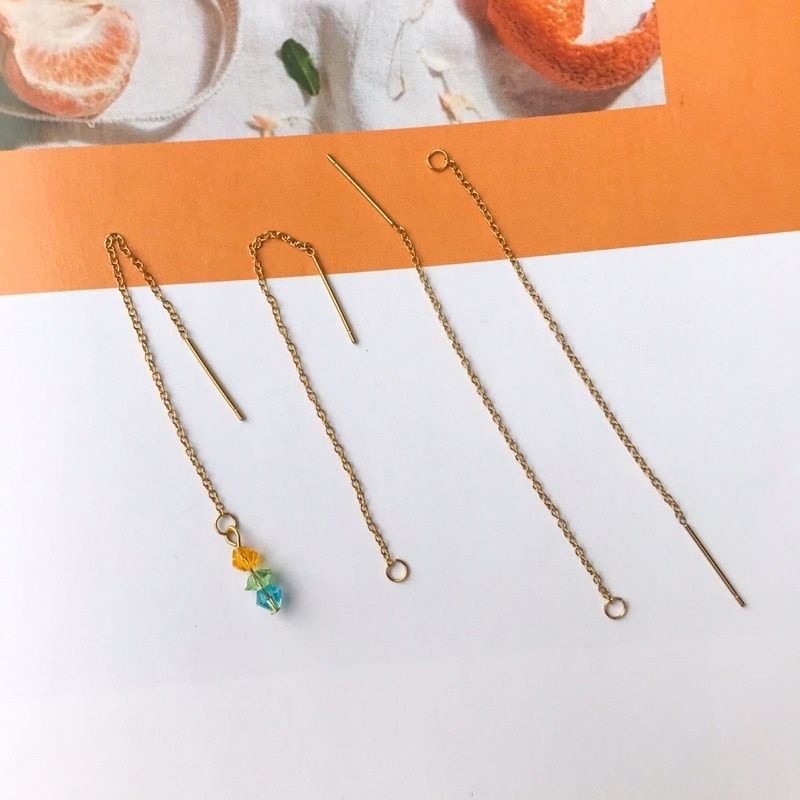 Long Earring 1 pair  - Stainless Steel earrings