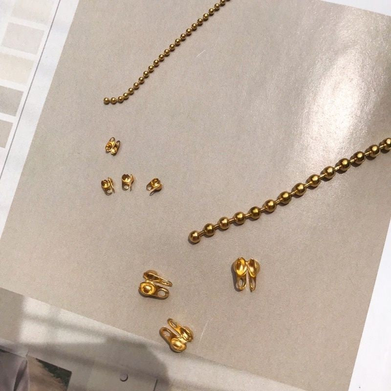 Clamp beads ending - Stainless steel (PVD coating)