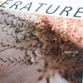 Small zirconia pendant 1pc/ Flower butterfly feather  Diamond gemstones star earring cross diy necklace gold jewellery