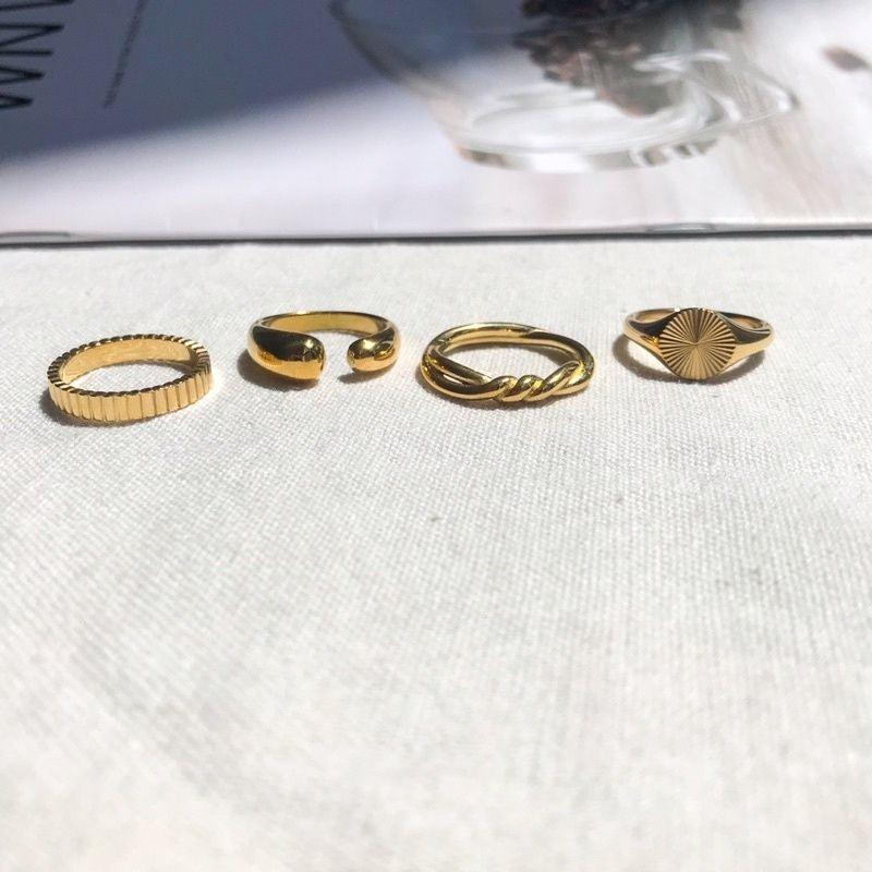 Classic Minimalist Rings 1pcs - Stainless Steel
