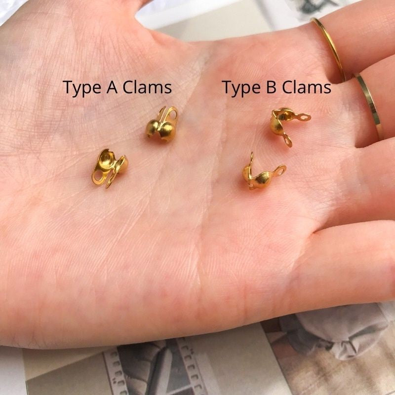 Clamp beads ending - Stainless steel (PVD coating)