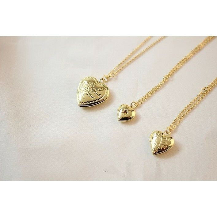 Love Locket Pendant 1Pc - 18K Gold Plated