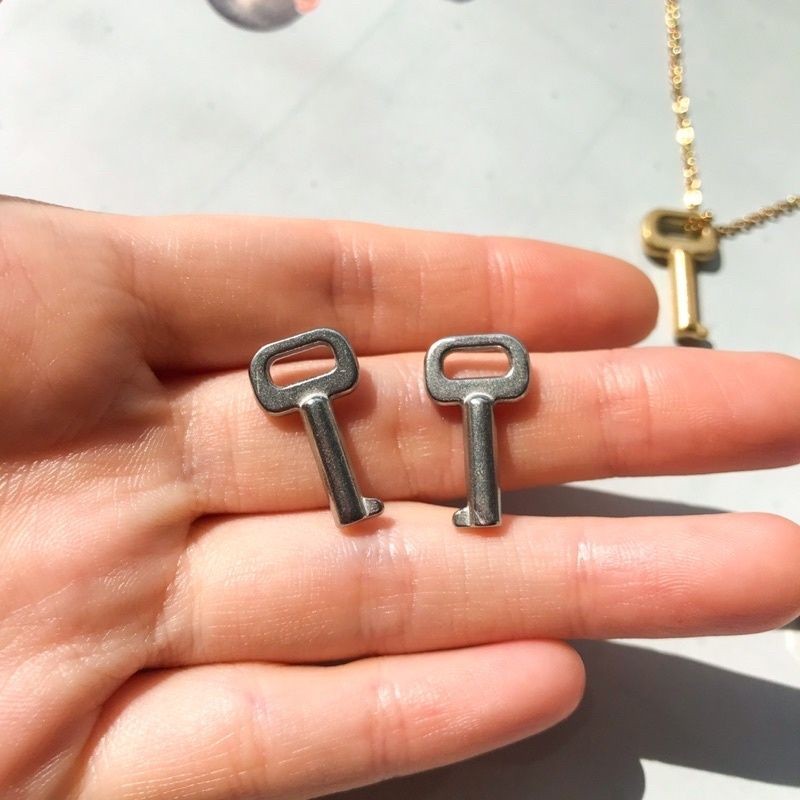 Key Pendant 1Pc - Stainless Steel