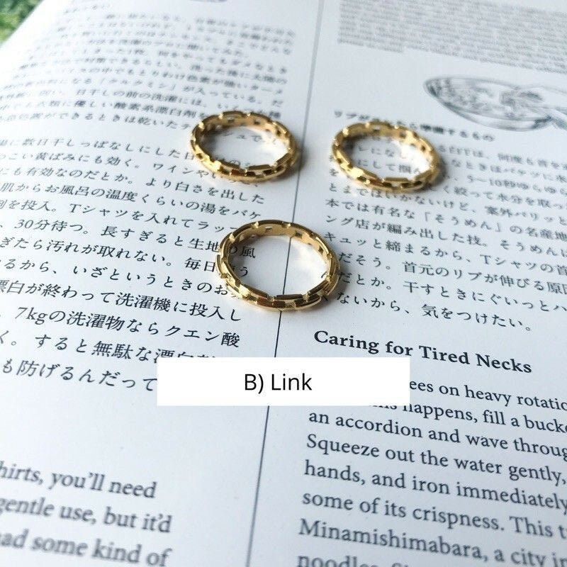 Ring Series 1pcs - Stainless steel (PVD Coating)