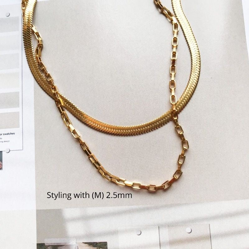DIY Chain: Stainless steel Rectangular Link Chain