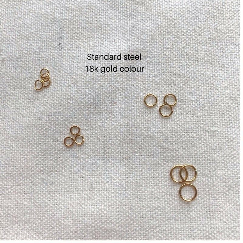Jumpring  - Gold Filled/ Stainless Steel (PVD gold coating)