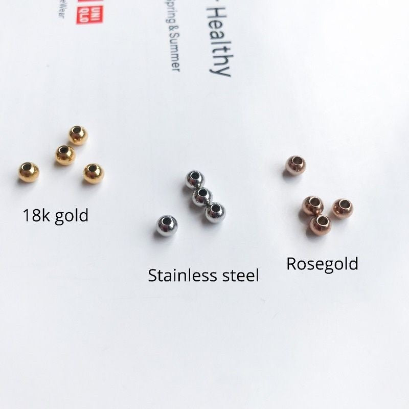 Beads in PVD coating - Stainless Steel bead spacer