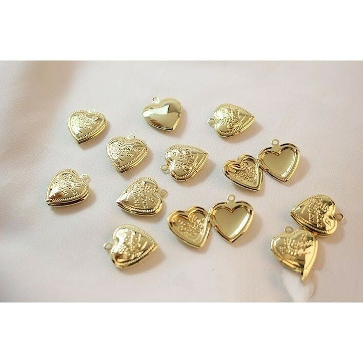 Love Locket Pendant 1Pc - 18K Gold Plated