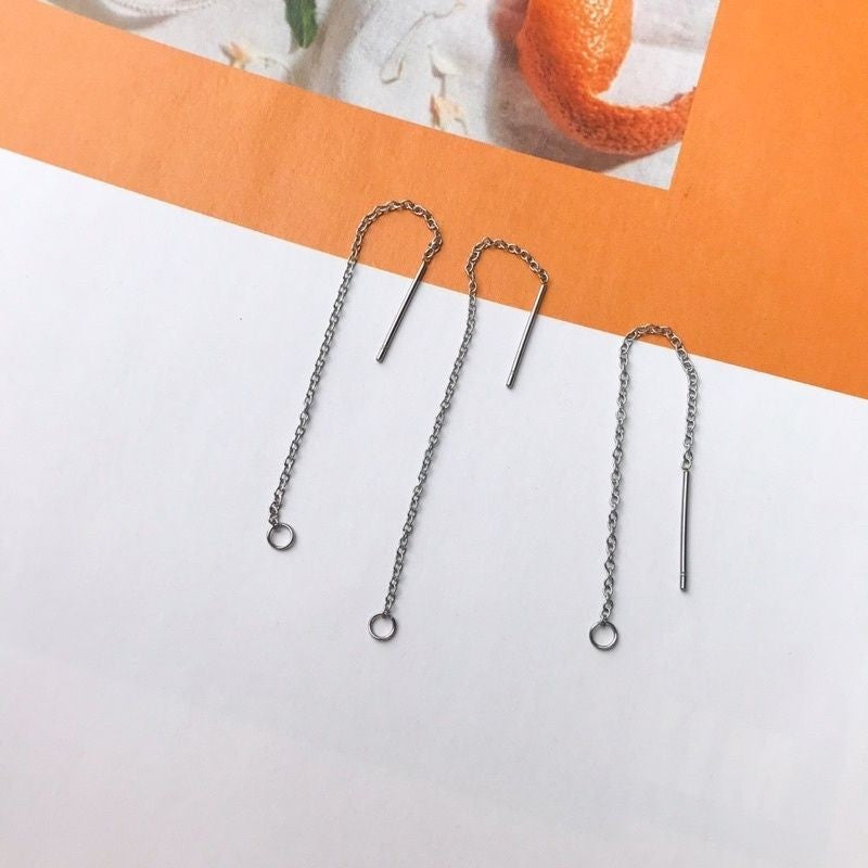 Long Earring 1 pair  - Stainless Steel earrings