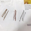 Pin Needle 10 pcs - Stainless Steel (PVD coating)