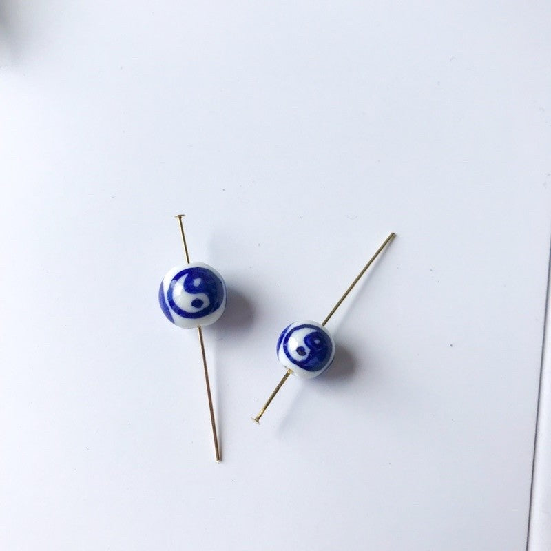 Porcelain beads 1 pc/ DIY jewellery beads