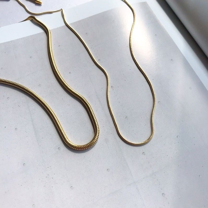DIY Chain: Stainless steel Snake Chain 50cm