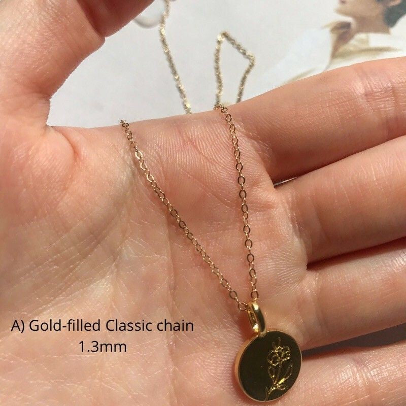 14k Gold-filled Chain/ US Imported/ Suasa Original GFK chain 50cm