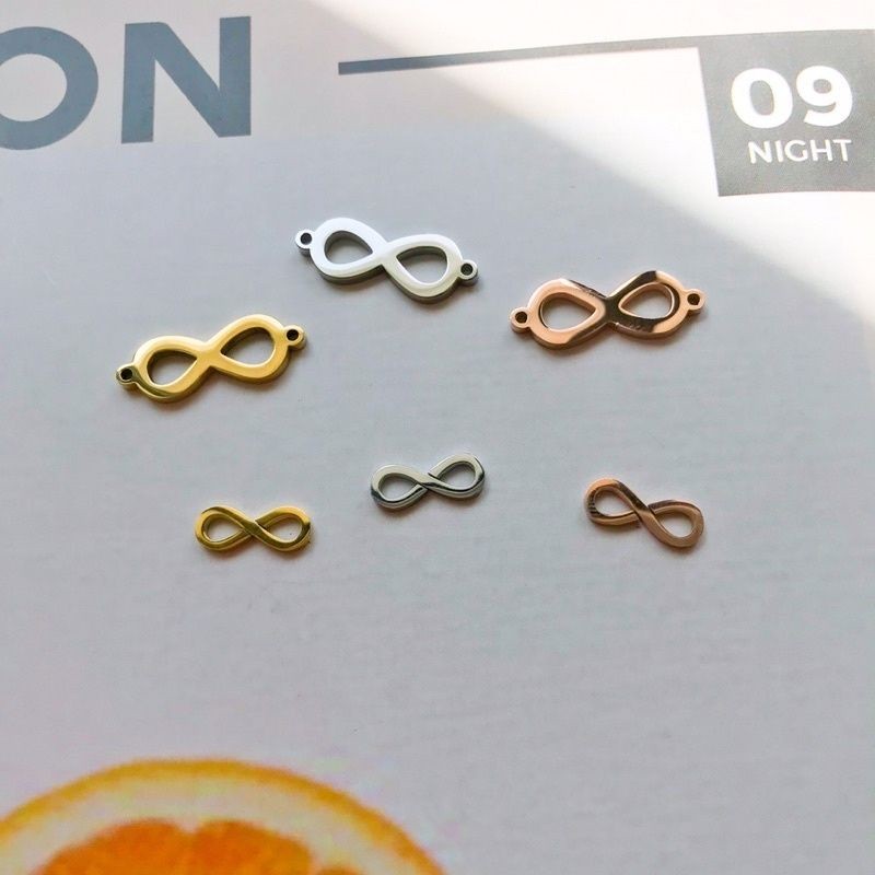 Infinity Charm Pendant 1Pc - Stainless Steel