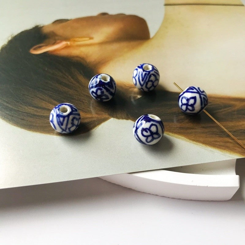 Porcelain beads 1 pc/ DIY jewellery beads