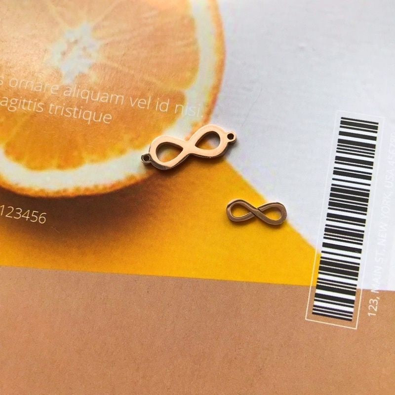 Infinity Charm Pendant 1Pc - Stainless Steel