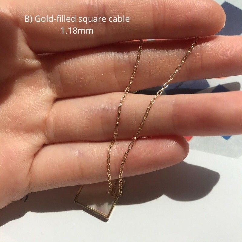 14k Gold-filled Chain/ US Imported/ Suasa Original GFK chain 50cm