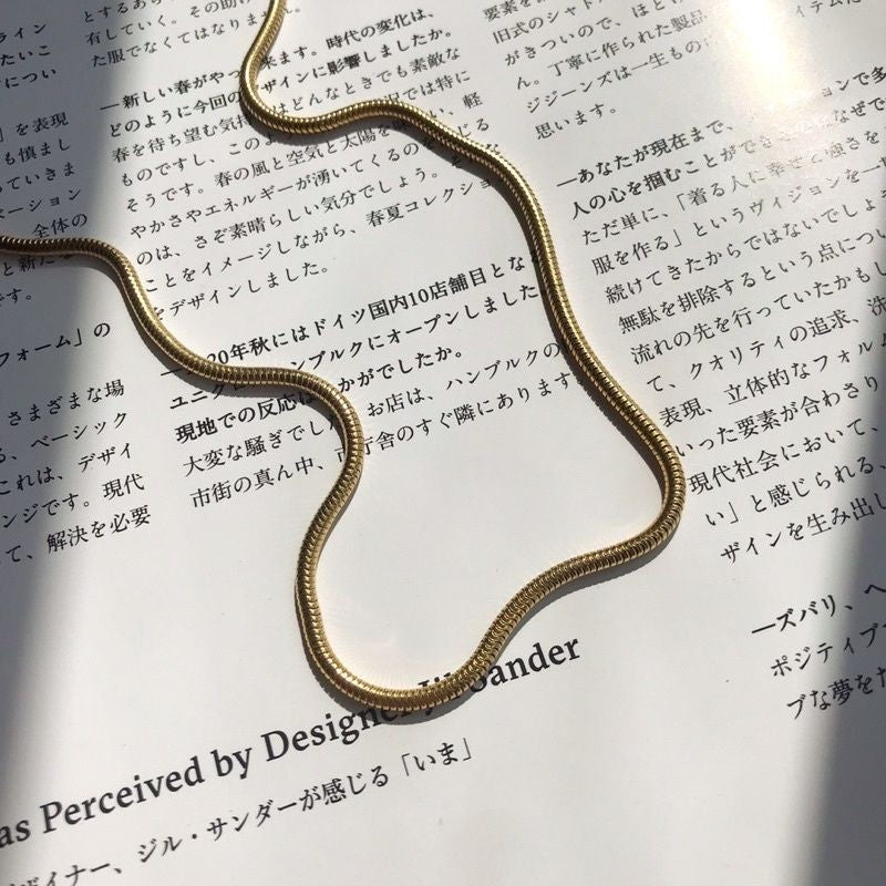DIY Chain: Stainless steel Snake Chain 50cm