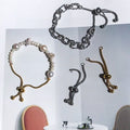 Flexible Boxchain 5cm With Adjustable Ending Short Bracelets - Stainless Steel slider
