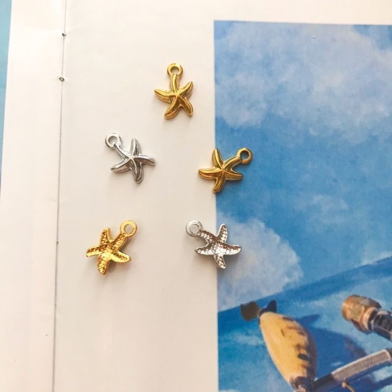 Sea creatures beach pendant shells - Stainless steel
