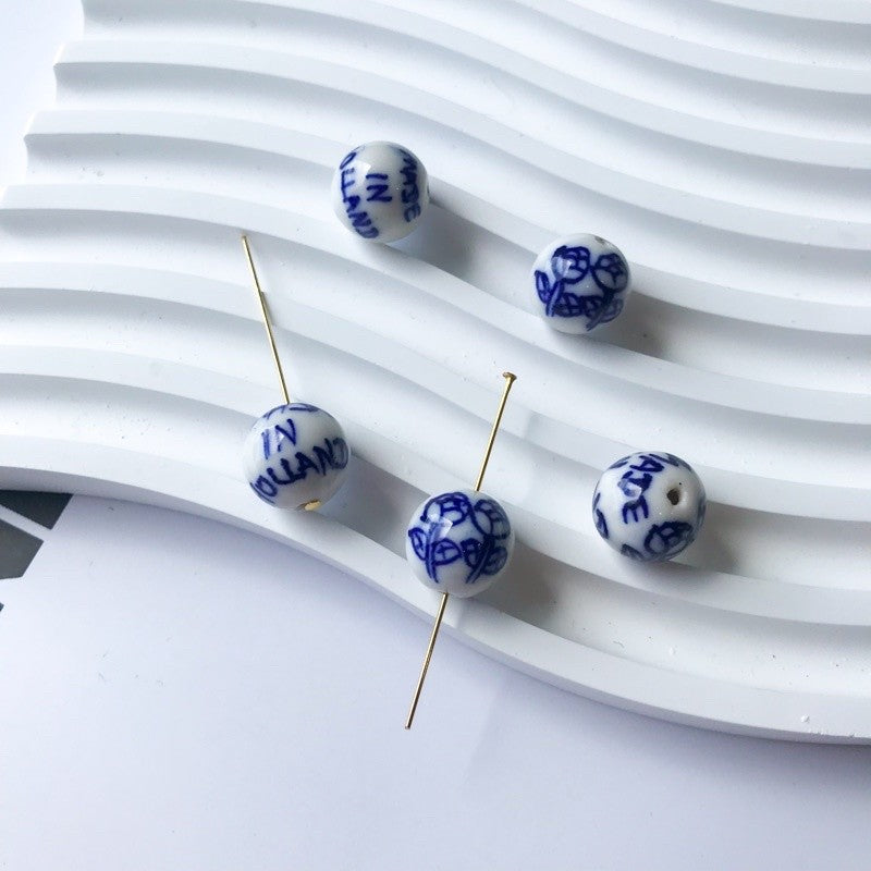 Porcelain beads 1 pc/ DIY jewellery beads