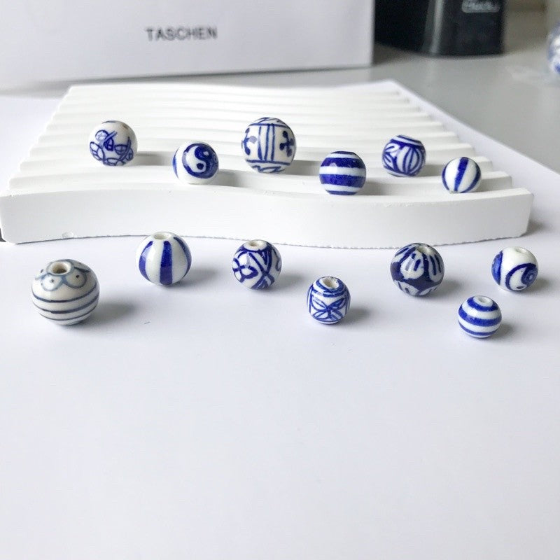 Porcelain beads 1 pc/ DIY jewellery beads