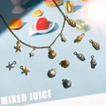Sea creatures beach pendant shells - Stainless steel